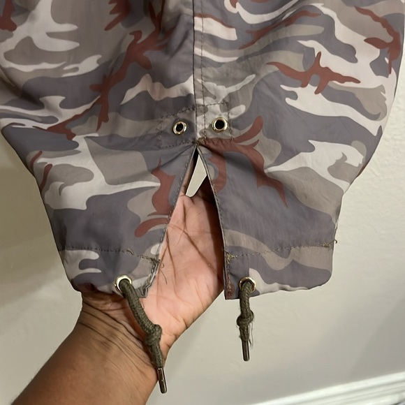 1 Sunset Lane Jacket Green Camo Womens Medium Hooded  Pockets - Picture 8 of 8